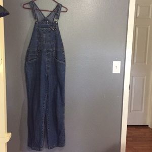 Denim overalls